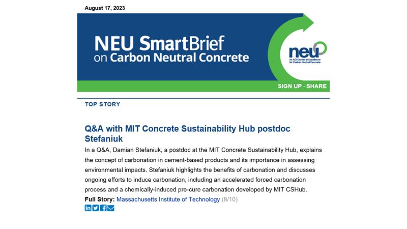 CSHub makes “top story” in NEU newsletter